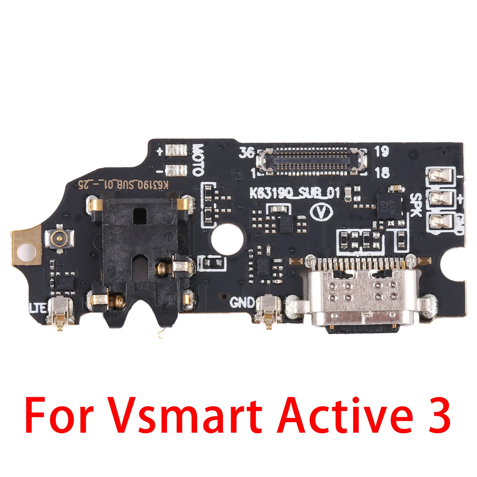 For Vsmart Star Active 3 USB Charging Board Dock Port Flex Cable Repair Parts