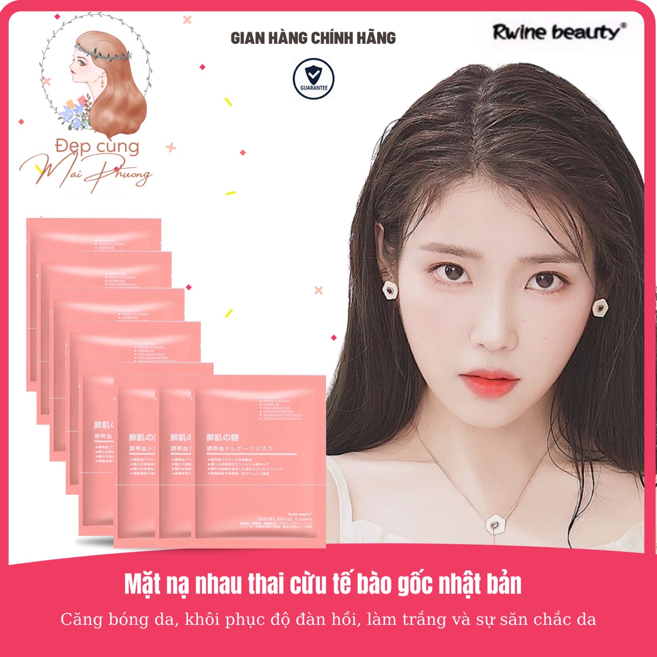 Mặt nạ nhau thai cừu nhật bản (1 miếng)