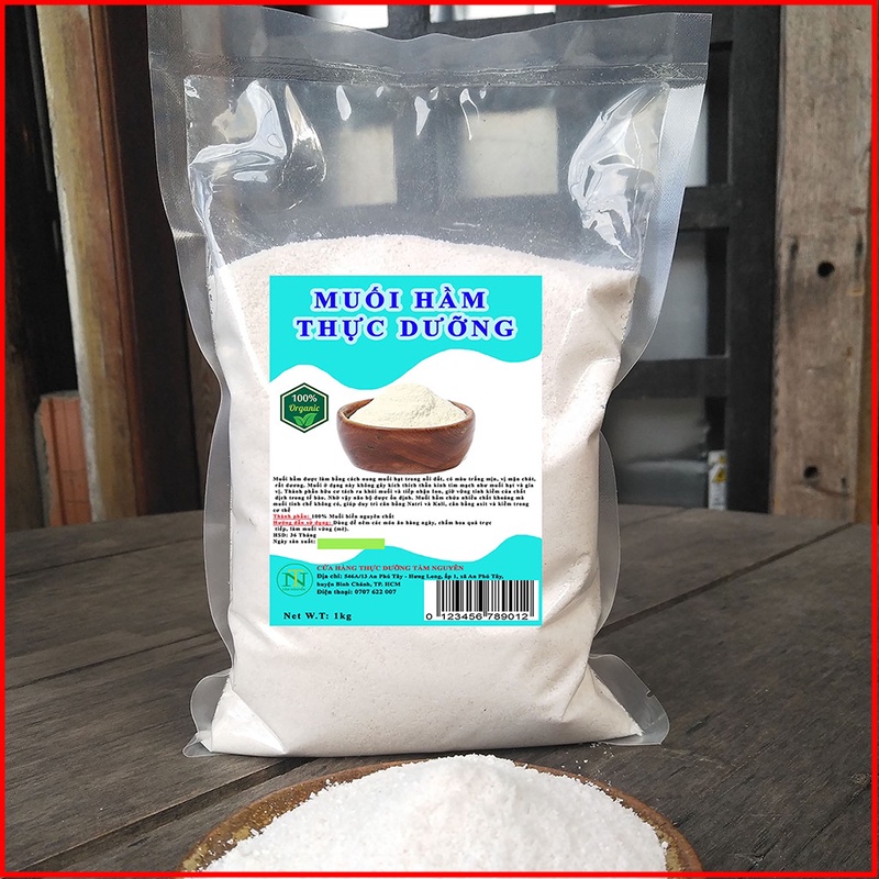 Muối hầm thực dưỡng 100% tự nhiên Gói 1kg