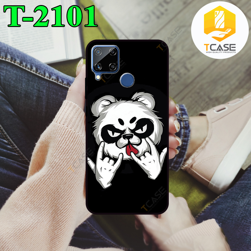 Ốp lưng Tcase dành cho Realme C15 2021 in hình nhiều mẫu phần E
