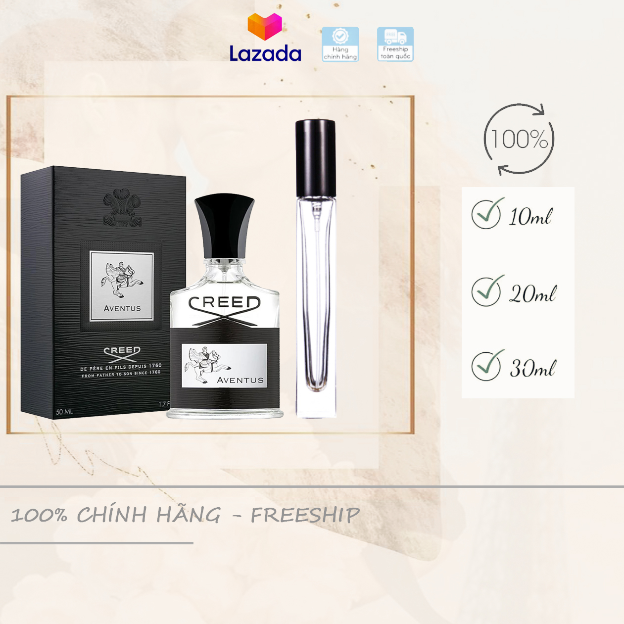 Chiết 10-20-30ml Creed Aventus For Men
