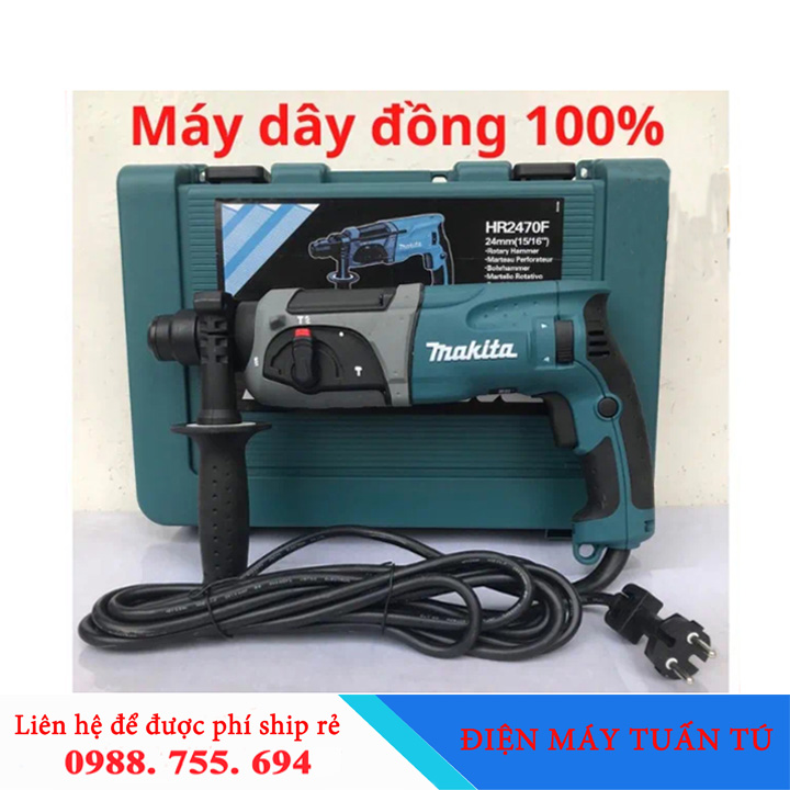 máy khoan bê tông 3 chức năng Makita2470 , máy khoan đục bê tông , máy khoan máy đục