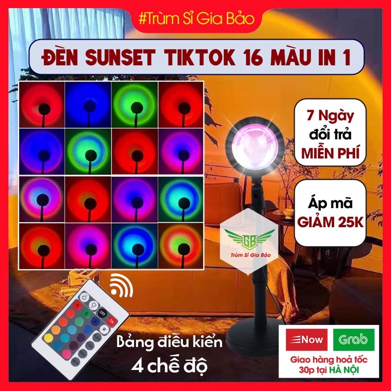 Đèn led,Đèn nội thất,Đèn trang trí,Đèn chiếu,Đèn led phong cách hoàng hôn-mặt trời tiktok triệu view.Đèn LED 5w màu ánh sáng bầu khí quyển, cầu vồng, hoàng hôn làm nền chụp ảnh sống ảo