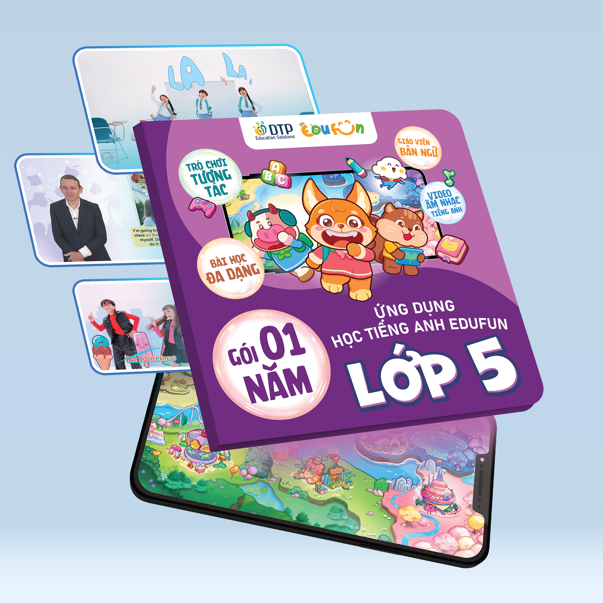 E-voucher - Edufun Premium lớp 5 - Dtpbooks