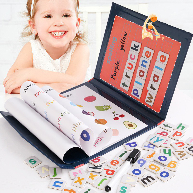 Bộ spelling game học ghép vần tiếng anh - giúp bé học ghép chữ và số