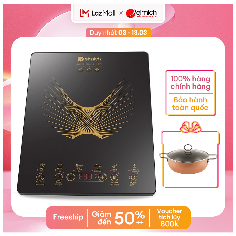 Bếp điện từ Elmich ICE-3878