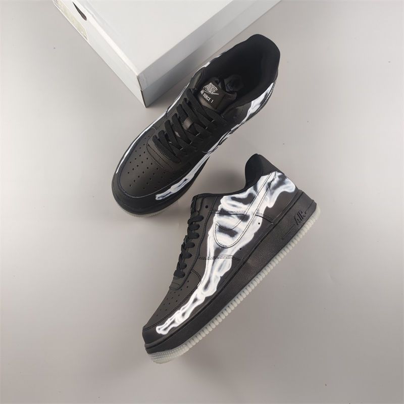 2023 New HOT  ΝΙΚΕ A F 1 Low Bone series Halloween Dạ Quang Thường Ngày Giày Thể Thao Nam Nữ Dễ Phối Thường Ngày Giày Đế Bằng {Fr