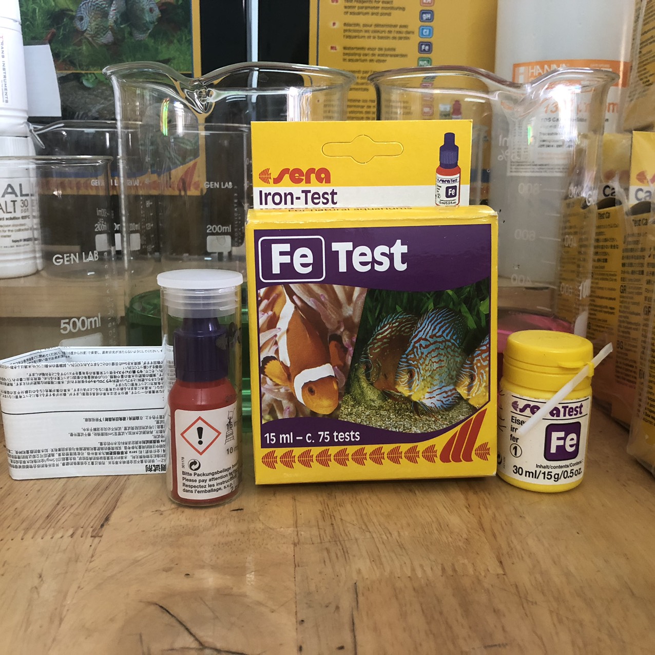Bộ đo phèn fe test kit fe sera