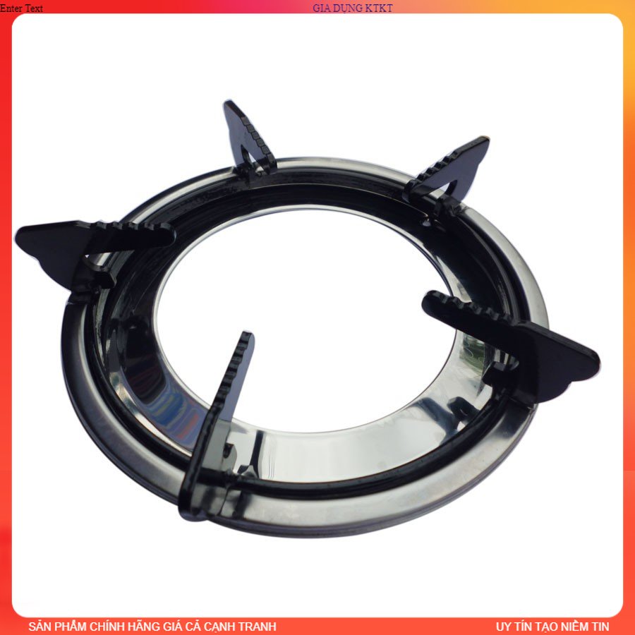 Bộ 1 khay inox + 1 kiềng bếp gas mặt kính