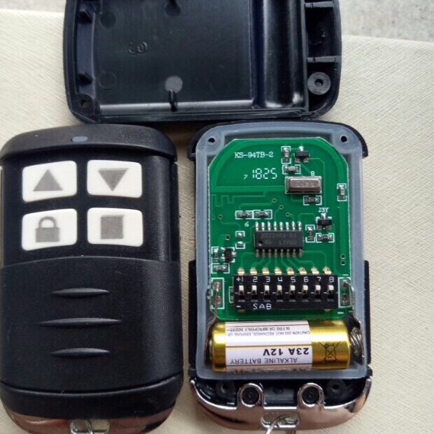 Remote điều khiển cửa cuốn mã gạt tần số 433mhz chống nước DỌN KHO XÃ HÀNG