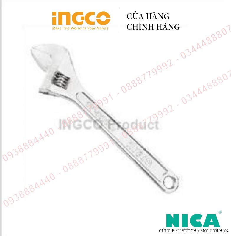 Mỏ lết ingco chiều dài mỏ lết: 150mm hadw131062