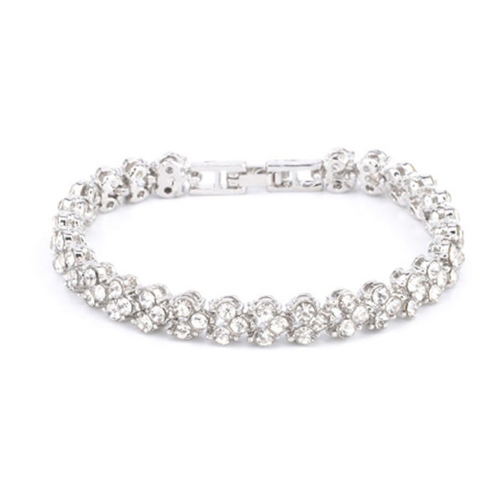 Lắc tay nữ Roman pha lê kim cương Sang Trọng LAMITA VT03