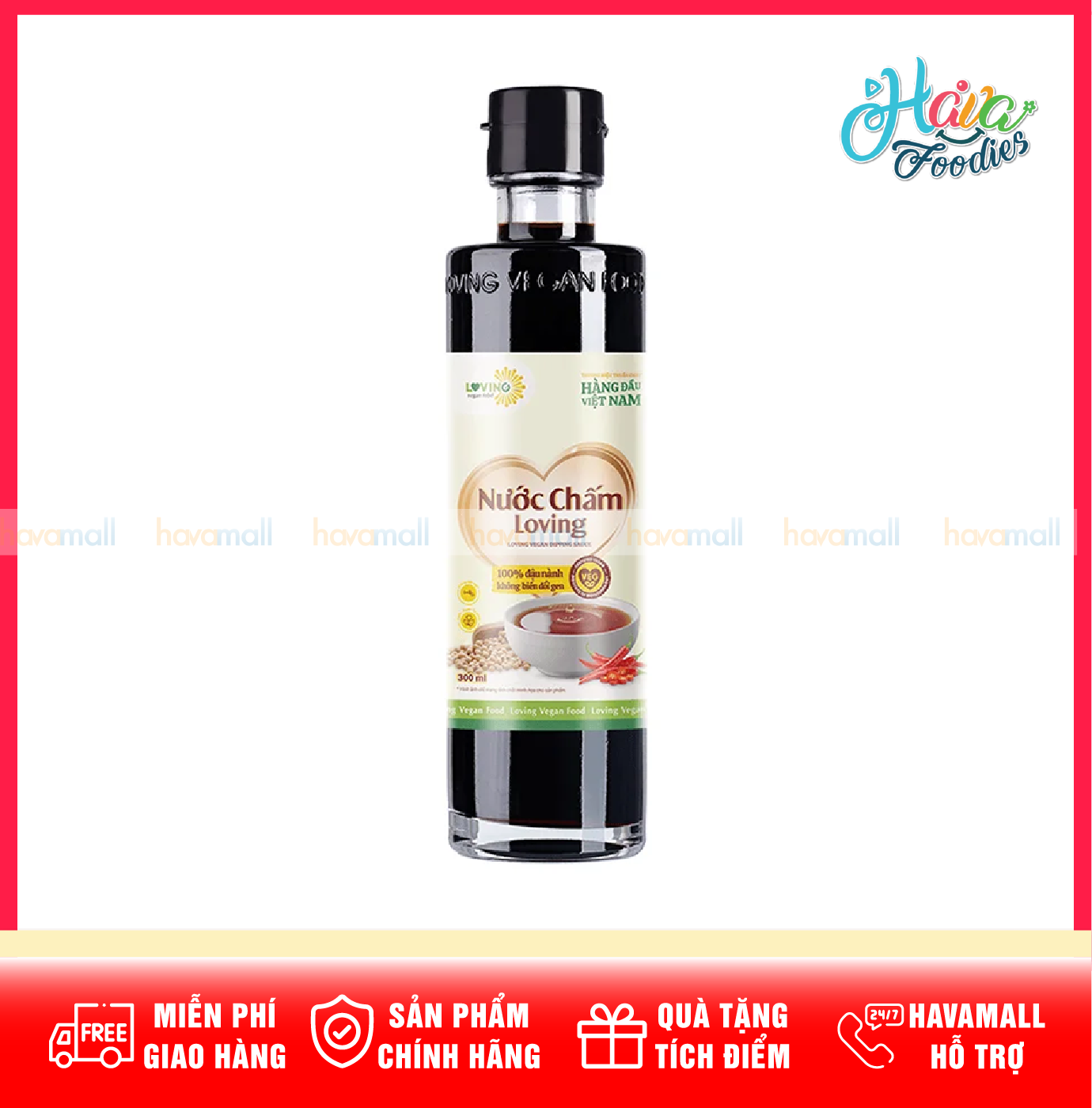 Nước Chấm Loving Vegan Food Chai Thủy Tinh 300ml – Loving Vegan Dipping Sauce