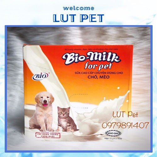 Sữa bột cho chó mèo con bio milk