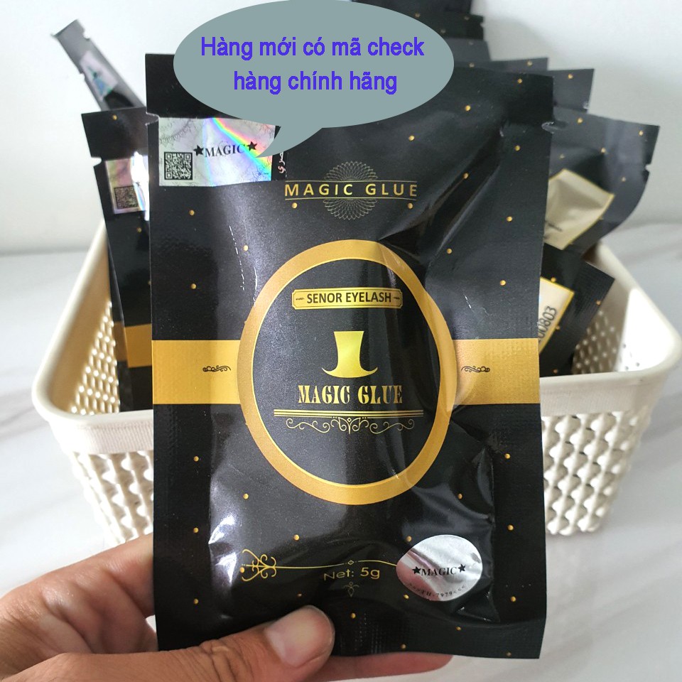 keo magic glue nối mi, không cay, khô nhanh