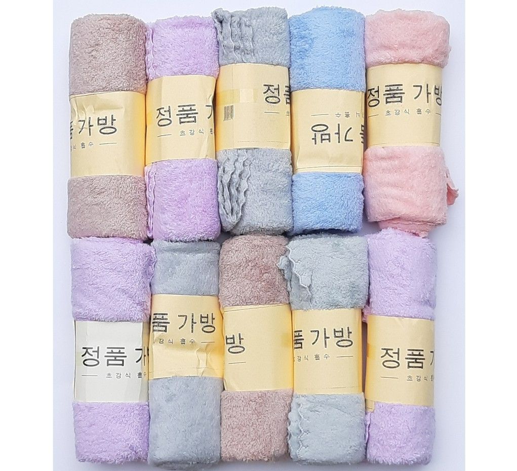 Khăn lau mặt Hàn Quốc siêu mềm mịn cao cấp - size khăn 25x50cm