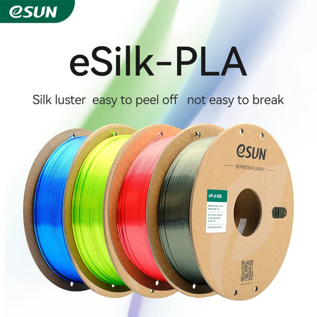 Nhựa in 3d eSun ePLA-Silk cao cấp màu bóng như lụa 1kg/Cuộn