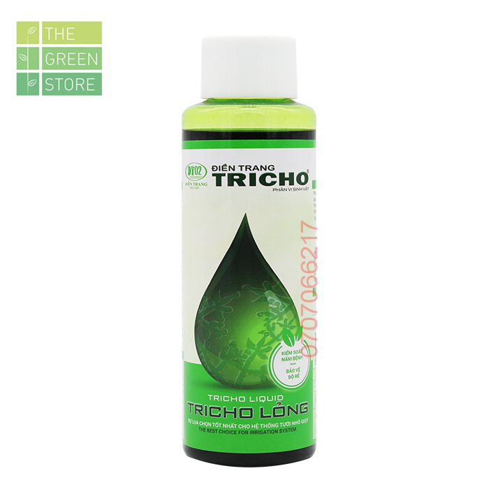 Dung dịch nấm Trichoderma (100ml) phòng trừ nấm bệnh cho hoa kiểng (lan, hồng, mai, bonsai...), rau màu, cây ăn trái