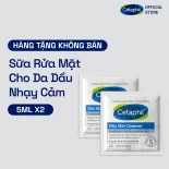 [Gift] Combo 2 Sữa rửa mặt dịu lành cho da dầu nhạy cảm Cetaphil Oily Skin Cleanser 5ml