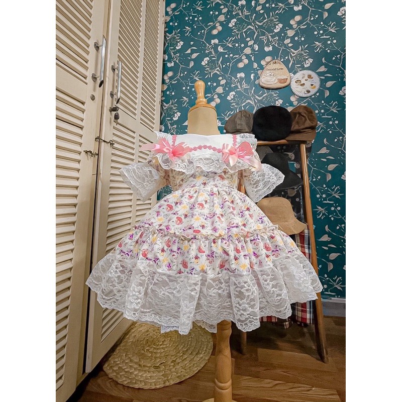 ??đầm hoa nhí lolita dễ thương cho bé gái????