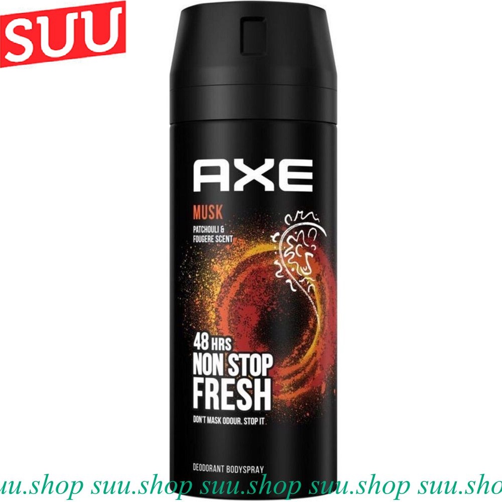 Xịt Khử Mùi Axe 150ml Musk Frescura Por Mas Tiempo