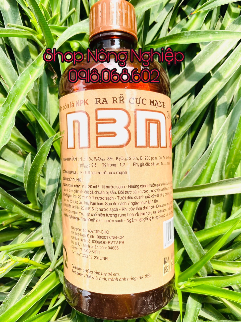 Phân bón kích ra rễ cực mạnh n3m pro 480ml