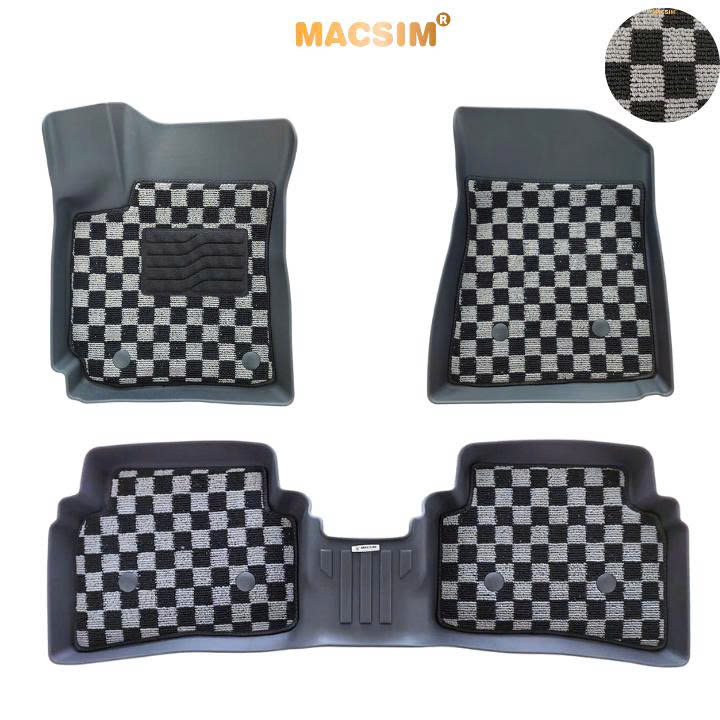 [Genuine] Hyundai Venue (2023-2026) Macsim Car Floor Mats – 2 Layers of Checkered Pattern, Standard Fit, Long-Term Use (Code 03) Giá 3,444,000 Đồng*Miễn phí vận chuyển