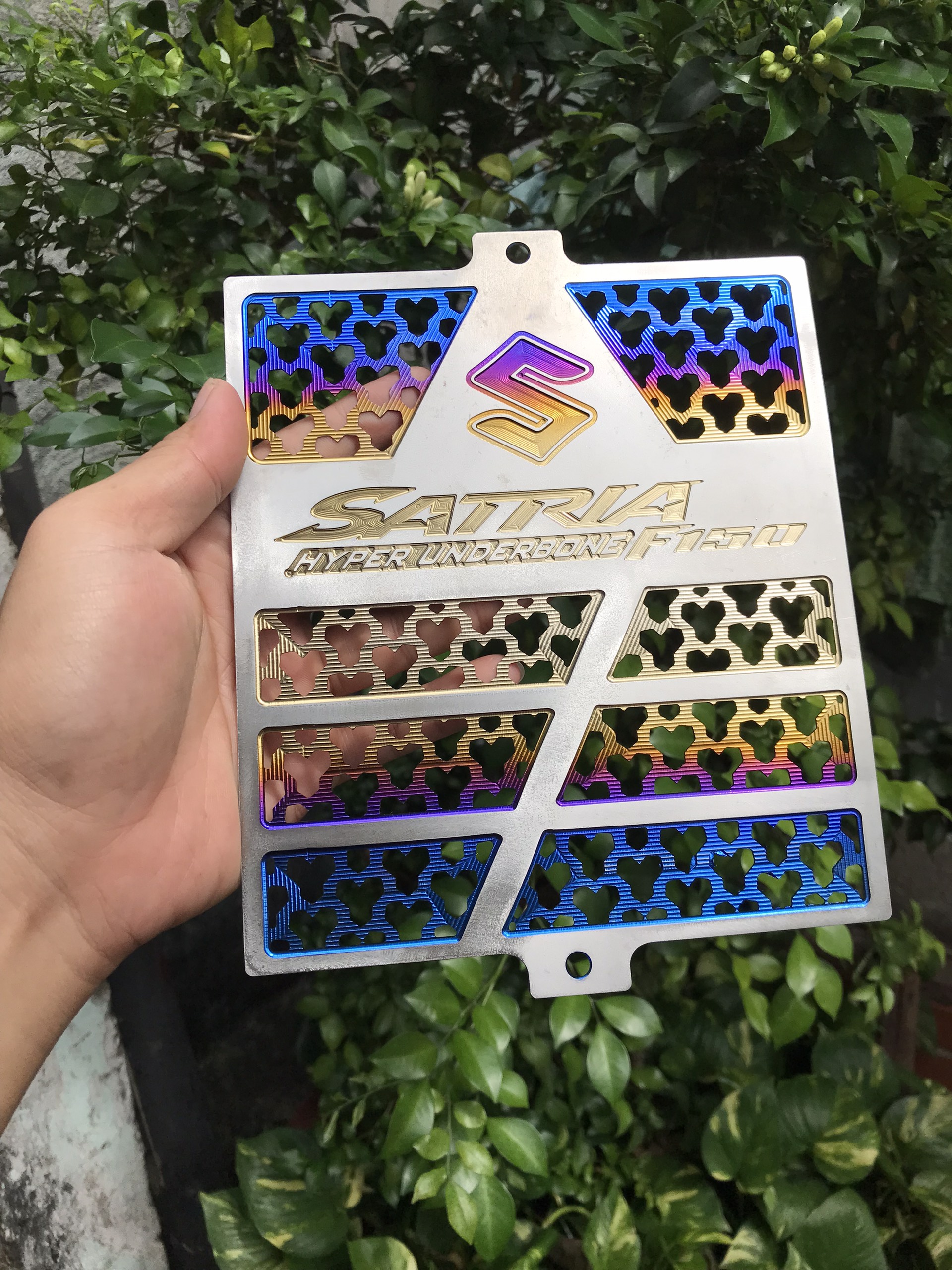 Che két nước Satria, Che ket nước Titan Satria phụ kiện Satria