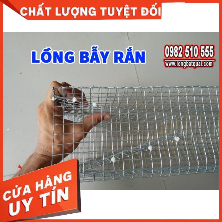 Lồng Bẫy Rắn Size 80cm x 15cm, long bay ran gia re, long bay ran kieu moi