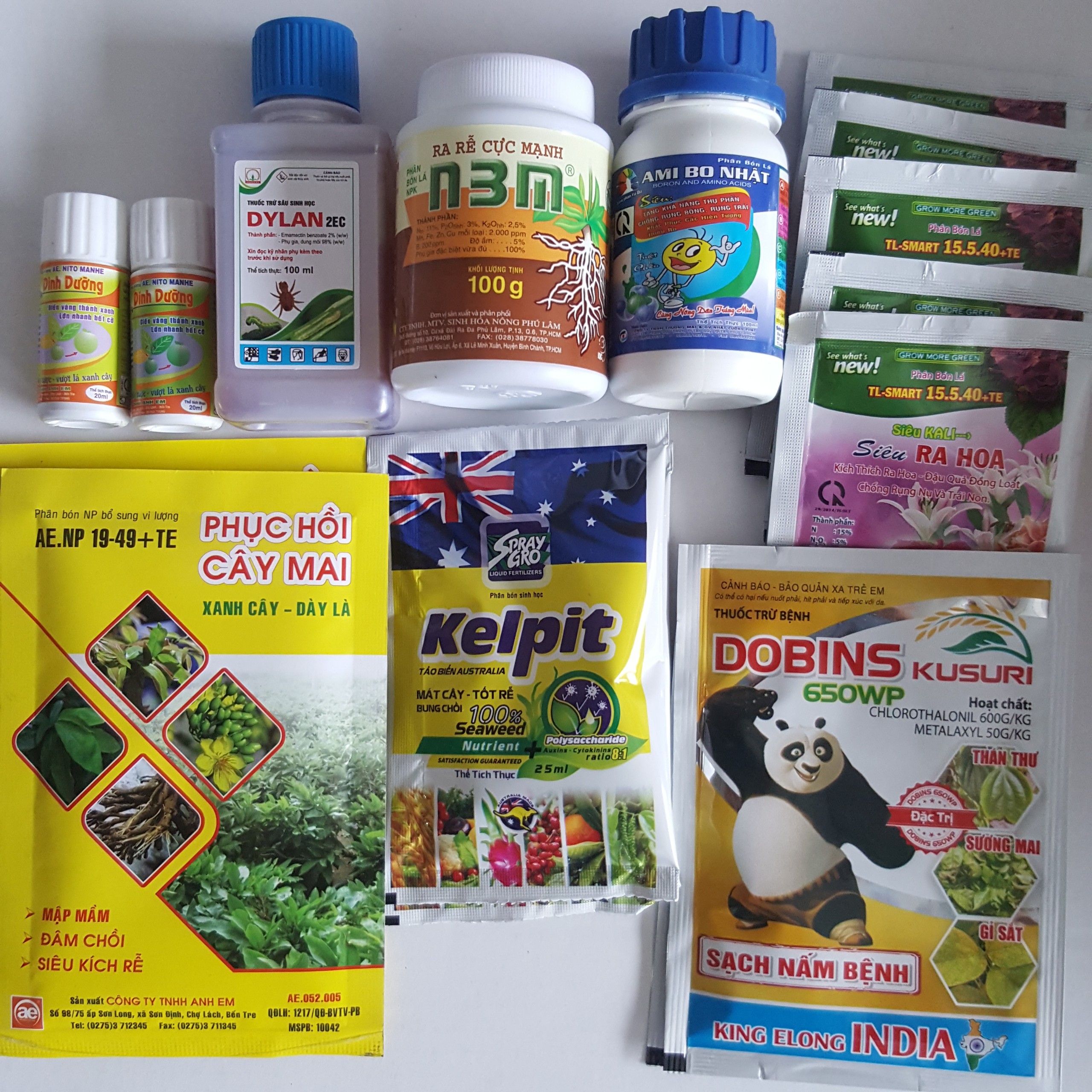 Combo Phân bón, ngừa bệnh, trừ sâu cho mai vàng 03 - Chất lượng, hiệu quả cao
