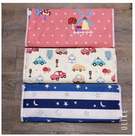 Miếng lót chống thấm in hình cho bé sơ sinh size 50*70cm