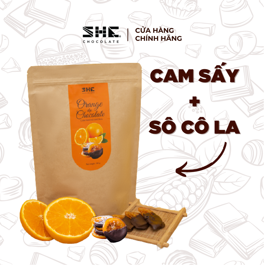 Cam nhúng Socola - Túi 500gr - SHE Chocolate