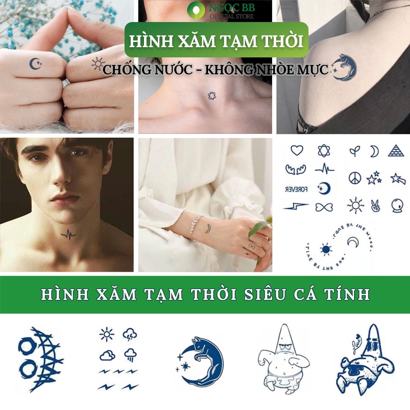 Miếng Dán Hình Xăm Tạm Thời chống nước, Hình xăm 15 ngày