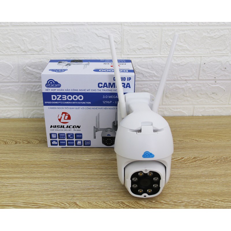 [HCM](tặng kèm cáp mạng 10m và thẻ nhớ 64g) camera vitacam dz3000 cam kết sản phẩm đúng mô tả chất lượng đảm bảo an toàn đến sức khỏe người sử dụng