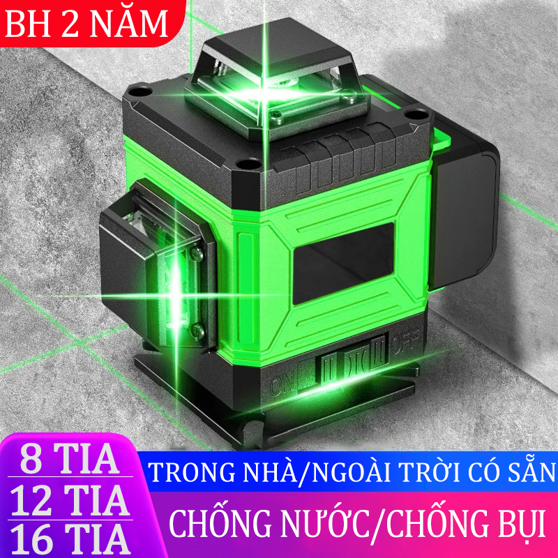 máy laser 16 tia máy bắn cốt 12 tia xanh máy cân mực laser ngoài trời Nguồn sáng có thể nhìn thấy ngoài trờiguồn sáng