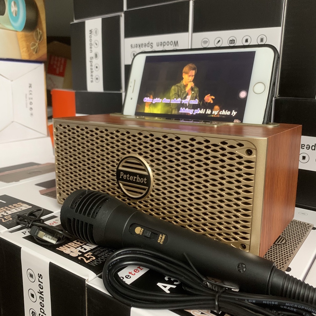 Loa Bluetooth Kèm Mic A31 hát karaoke hoặc dùng giảng dạy