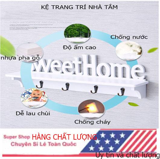 Kệ Treo Tường Trang Trí Sweet Home