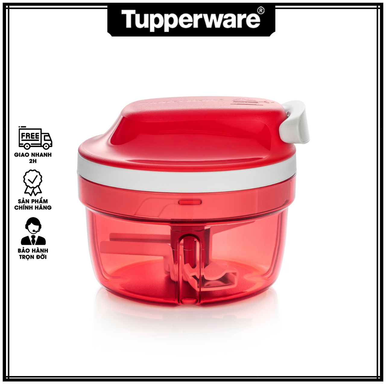 Dụng cụ xay thực phẩm Supersonic Turbo Chopper - Tupperware