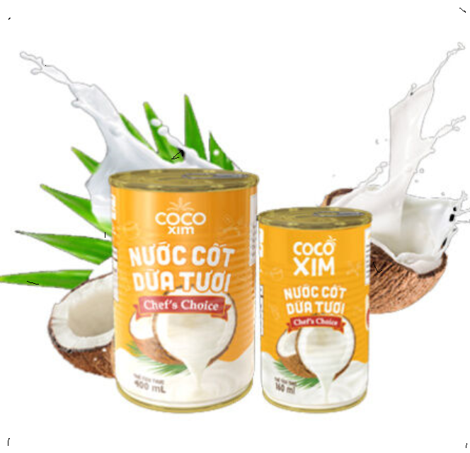 Combo 2 Lon Nước Cốt Dừa Chef s Choice Dung Tích 400ml