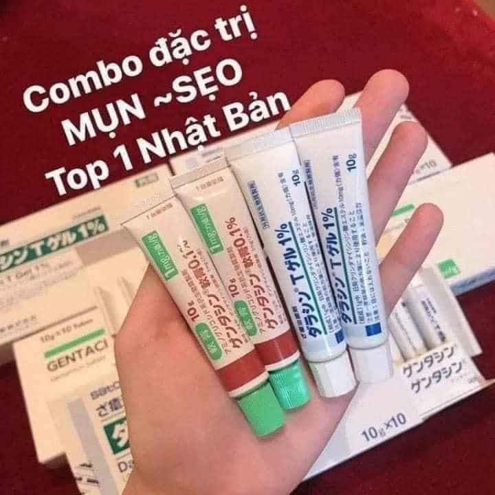 Comb 1% Dalacin T Gel và Gentacin Nhật Bản