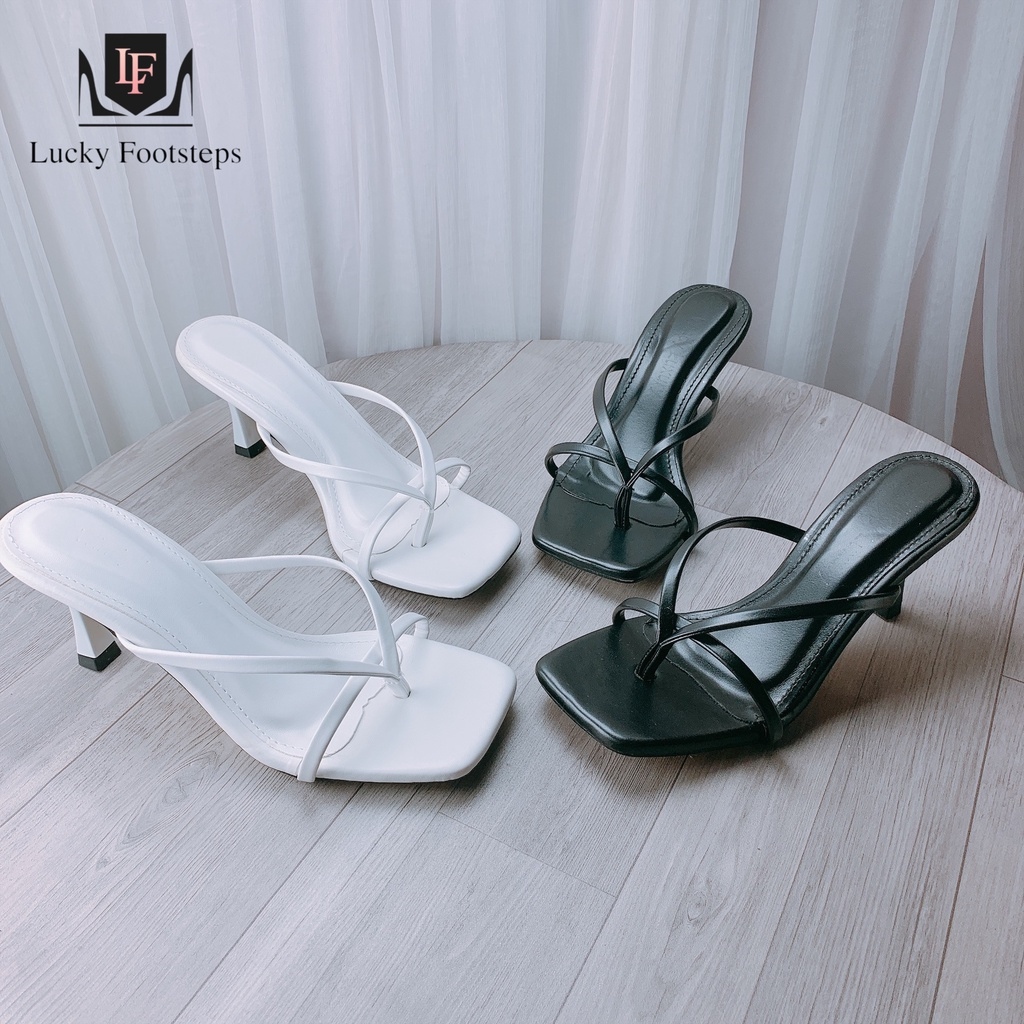 [mã 1512fashionsale1
giảm 10k đơn 50k] guốc cao gót quai nhỏ cao 7cm cực xinh - s100