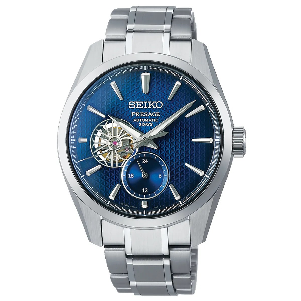 Đồng hồ cơ nam seiko automatic dây thép máy nhật