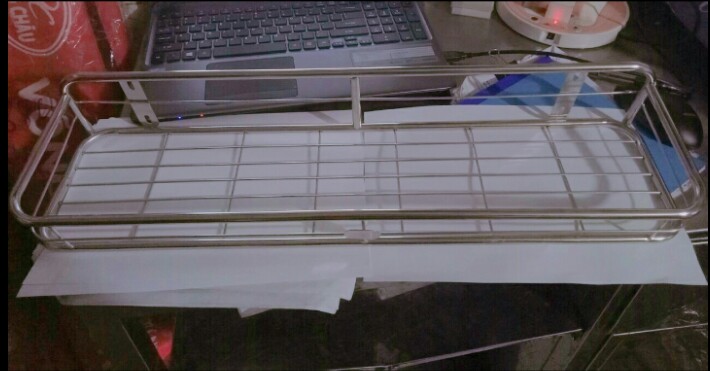 KỆ GIA VỊ 1 TẦNG INOX 201 - KT 20X70X5