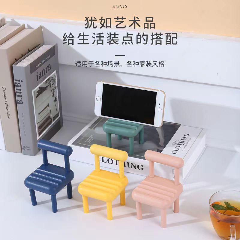Ghế kê điện thoại xinh nhiều màu - giá đỡ điện thoại ipad/ Giá đỡ điện thoại hình ghế