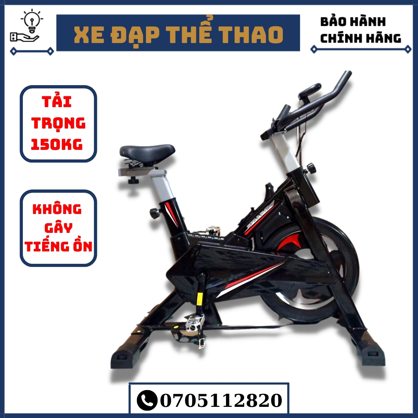 Xe đạp thể dục trong nhà, xe đạp tập thể thao tại nhà chất lượng cao chính hãng