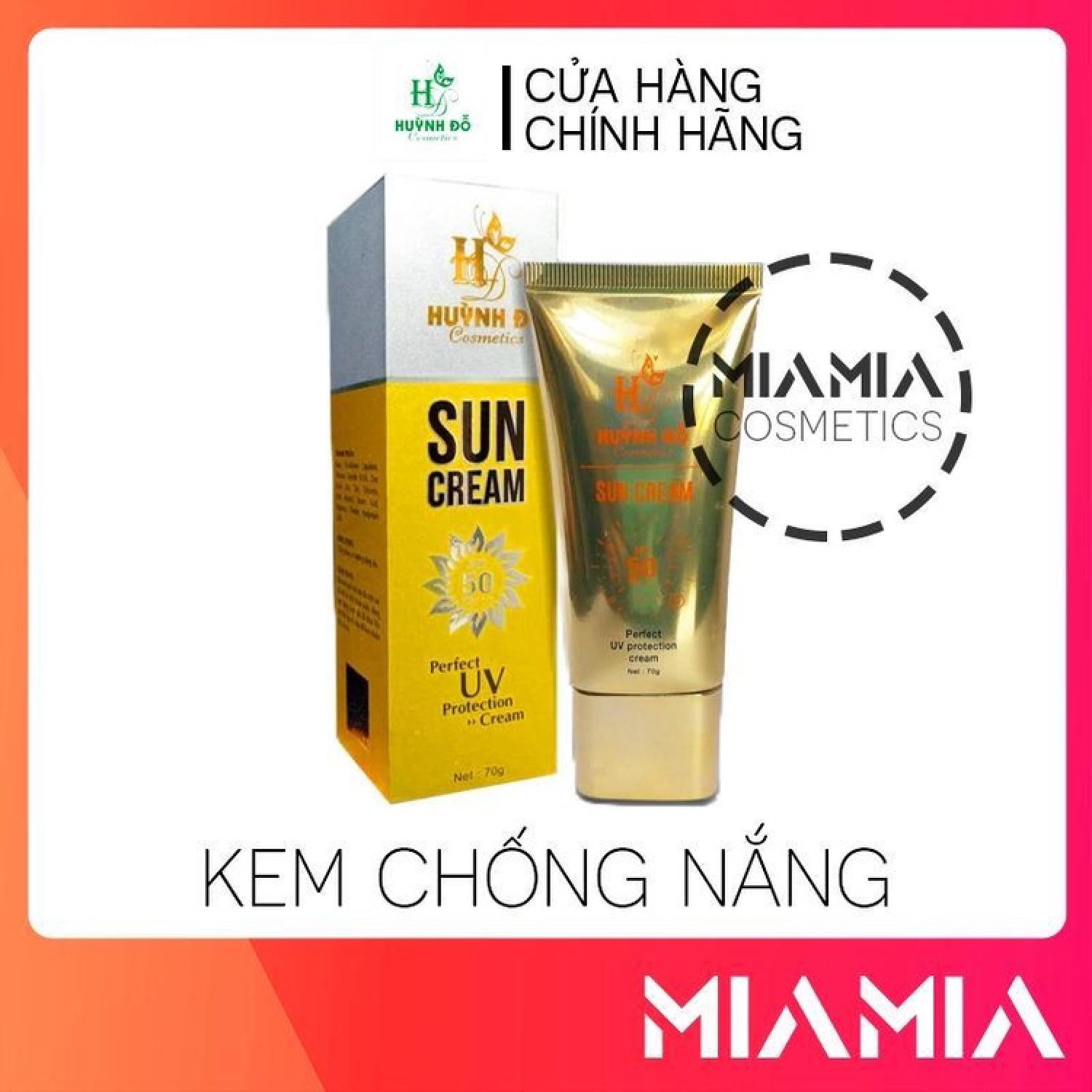 Kem chống nắng huỳnh đỗ cosmetics giá sỉ chính hãng 150ml