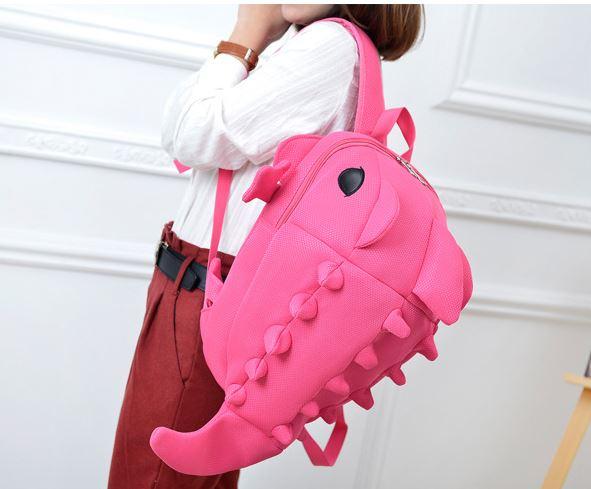 Balo khủng long bạo chúa siêu dễ thương size lớn 42x30x12 cm vải cao cấp hàng chất lượng cao