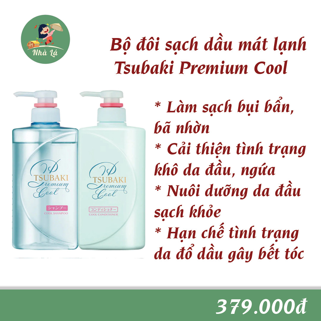 Bộ đôi gội xả tsubaki premium cool