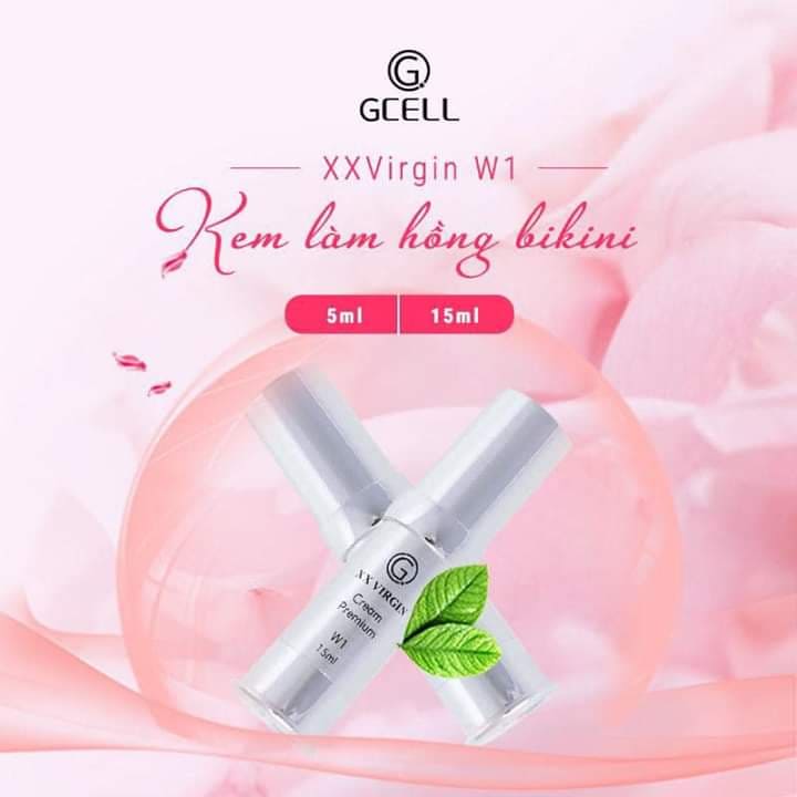 KEM HỒNG NHŨ HOA & BIKINI 💝FREESHIP💝 XXVIRGIN W 15 ML - AUTH ( Tặng quần lót ren XK )