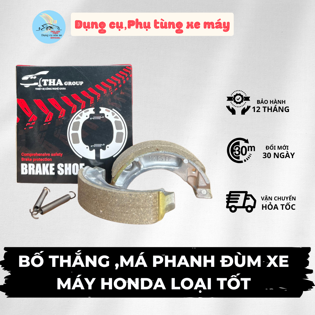 BỐ THẮNG ,MÁ PHANH ĐÙM XE MÁY HONDA LOẠI TỐT |Hàng chính hãng